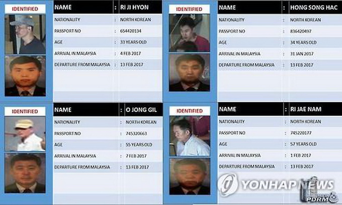 金正男命案4名朝鮮籍嫌犯跑回平壤 輾轉3國迂回路線躲避調查視線