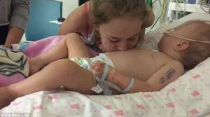 2歲瀕臨死亡女孩被姐姐的吻喚醒 小寶貝還學會說話和爬行