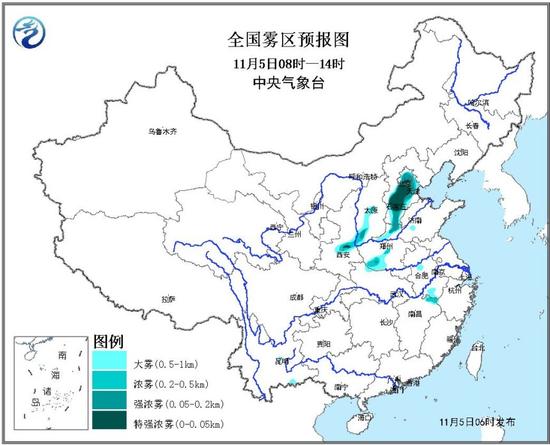 北京天津河北等地有中度霾 午后逐漸減弱或消散