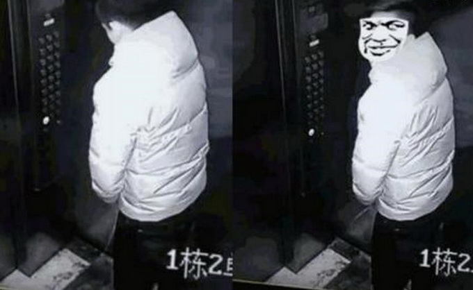 男子電梯撒尿被拍 網友-與原始人有什么區別？