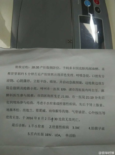 孕婦打無痛分娩針后口吐白沫死亡