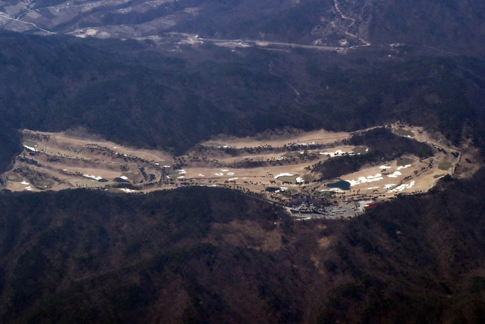 航拍星州薩德基地 基礎工程進行中探測中國除西部之外導彈動態