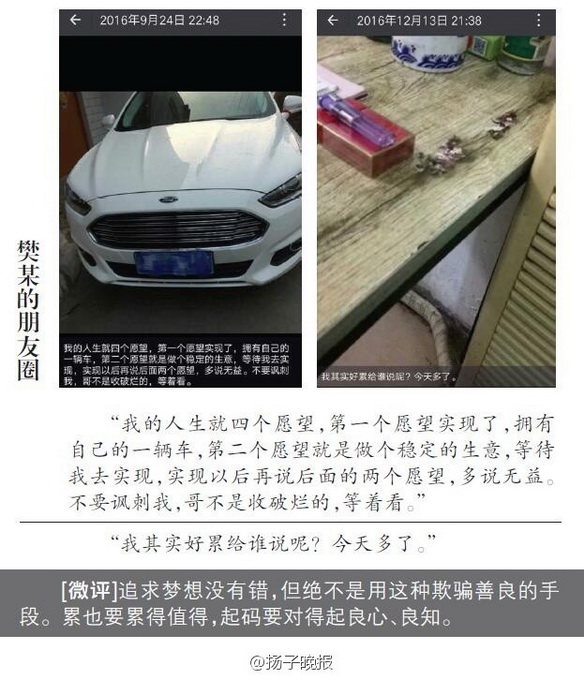 城管在假乞丐旁舉牌 這個“乞丐”很有故事曾去過新加坡乞討