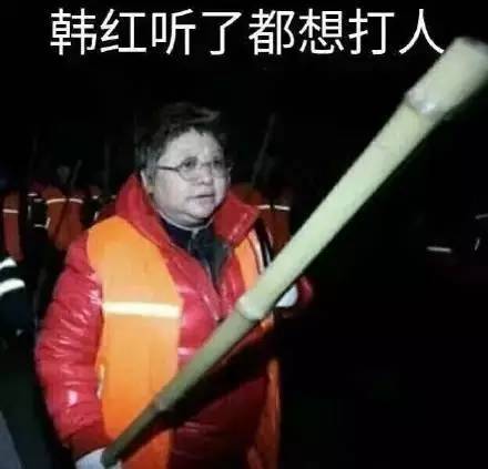 天天向上韓紅聽了都想打人是哪張照片 韓紅表情包圖集背后故事